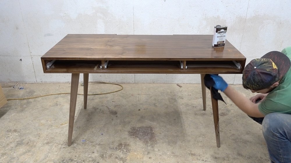 Diy Mid Century Modern Desk, Mid Century Modern Desk Woodworking Plans