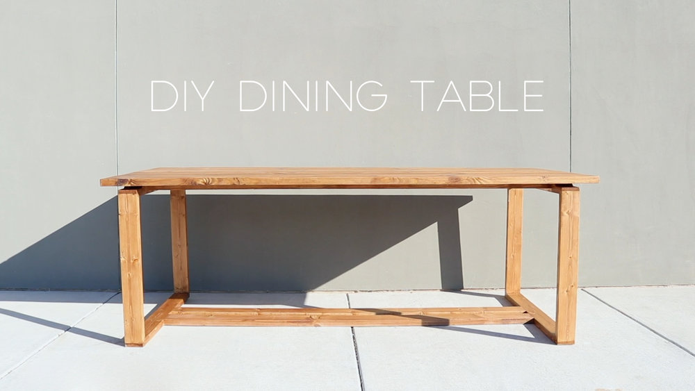 Split Top Dining Table Modern Builds, Homemade Modern Dining Table