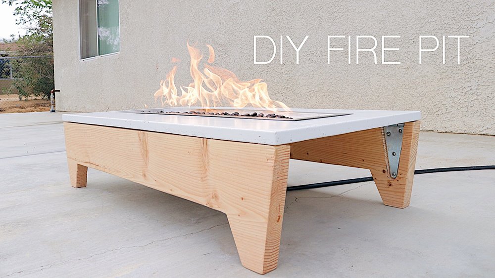 Portable Firepit Modern Builds, Can You Build A Fire Pit On Top Of Concrete Slab