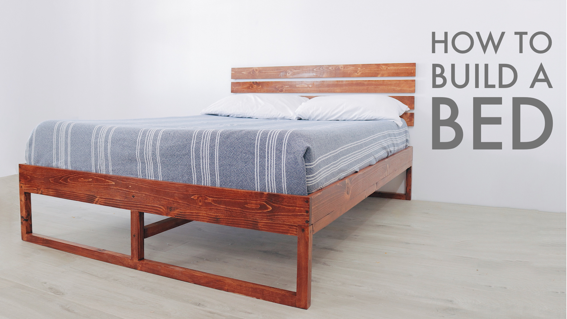  How to build a Full Sized Platform Bed with Limited Tools by: Mike Montgomery | Modern Builds 