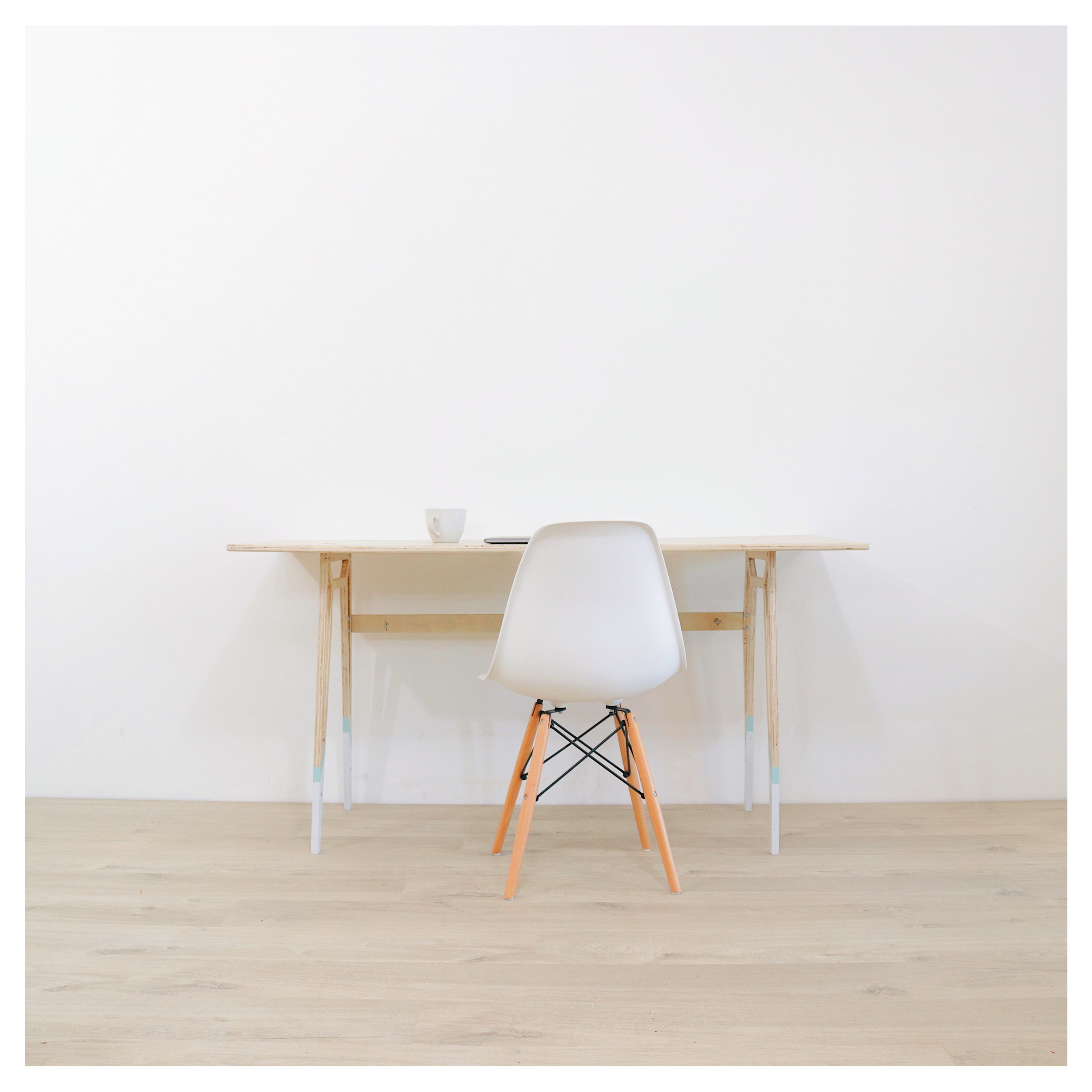 DIY Portable Plywood Desk