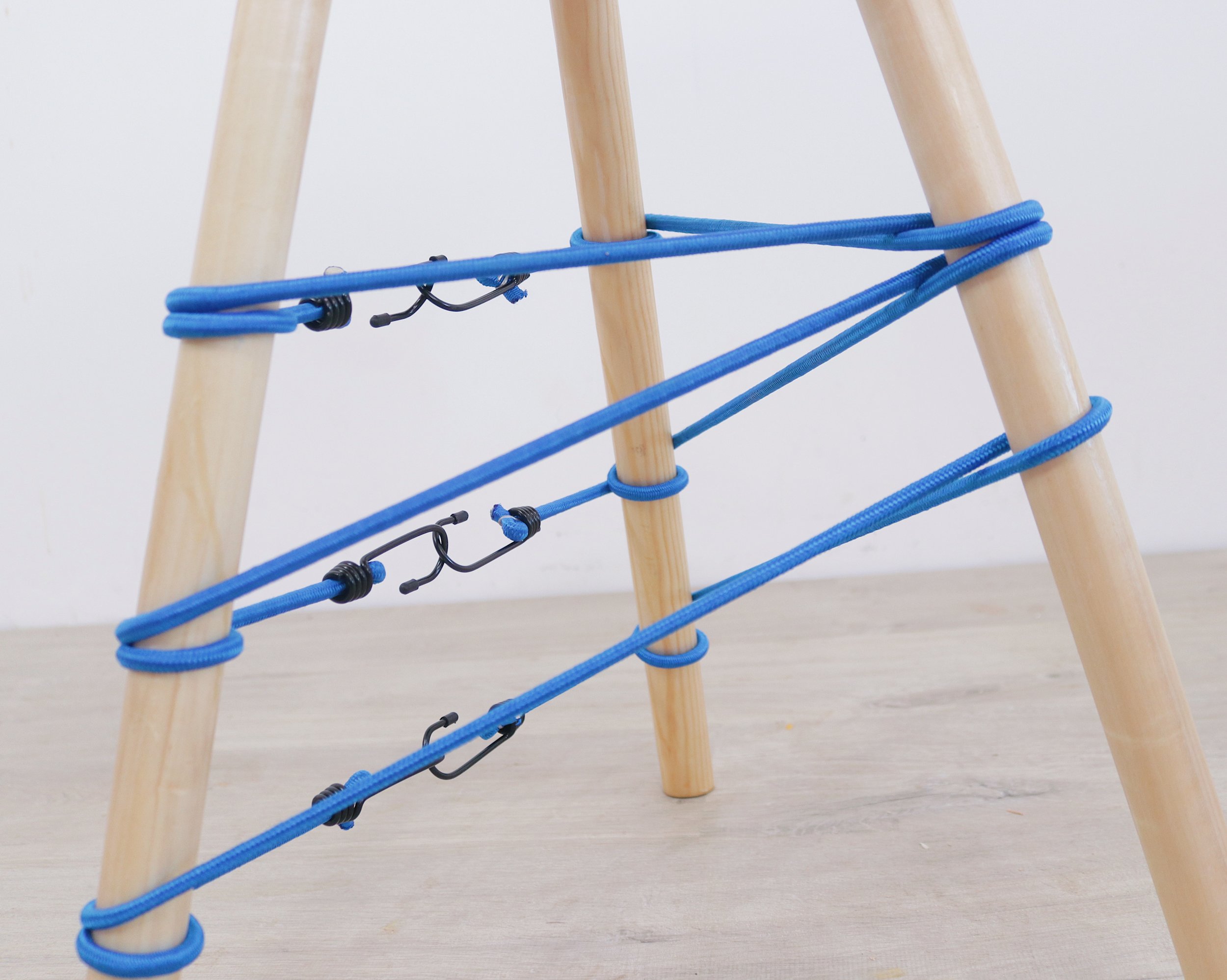  The Bungee Cord Stool. Designed by Mike Montgomery &amp; Ben Paik | Modern Builds 