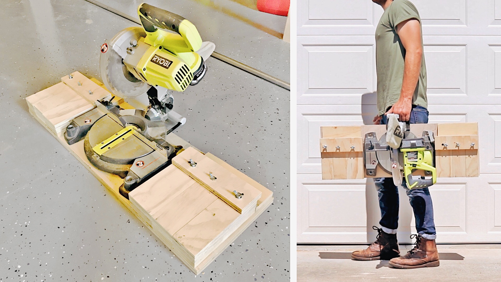  Portable Miter Saw Station by: Mike Montgomery | Modern Builds 