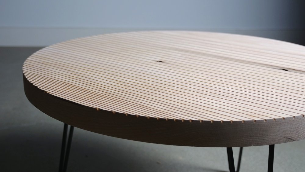 Diy Round Patterned Coffee Table Modern Builds Diy Round Patterned Coffee Table