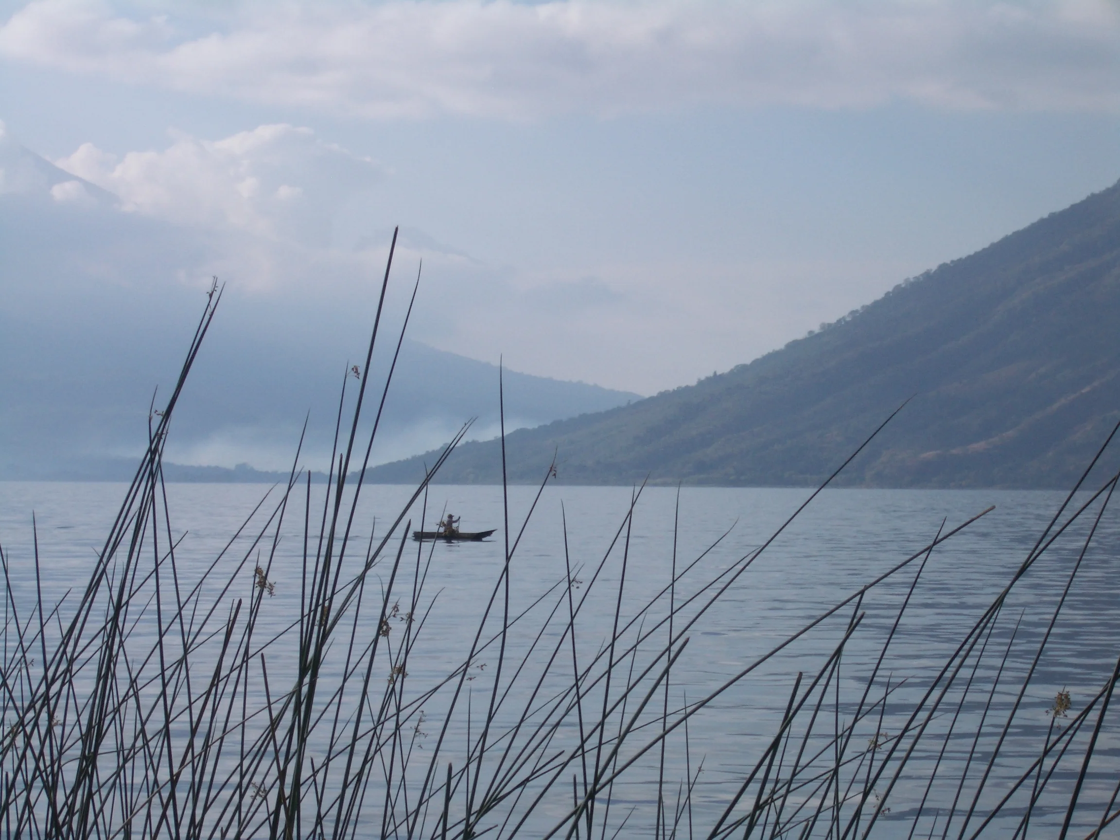GUATEMALAN BOATMAN ON ATITLAN.JPG