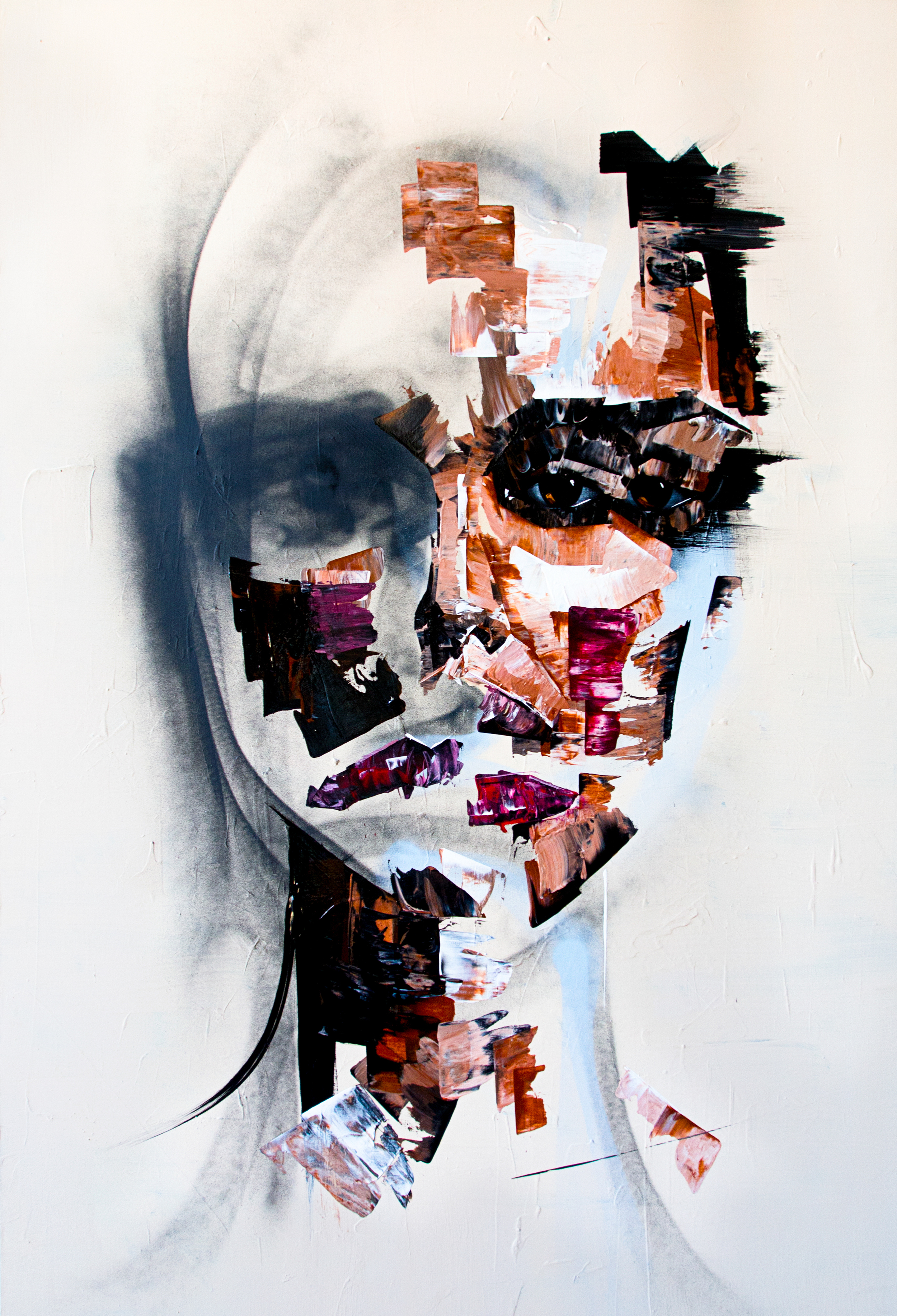 Holy Death Comes In A Blink Of The Eye Painting Real Canvas Giclee Art Print
