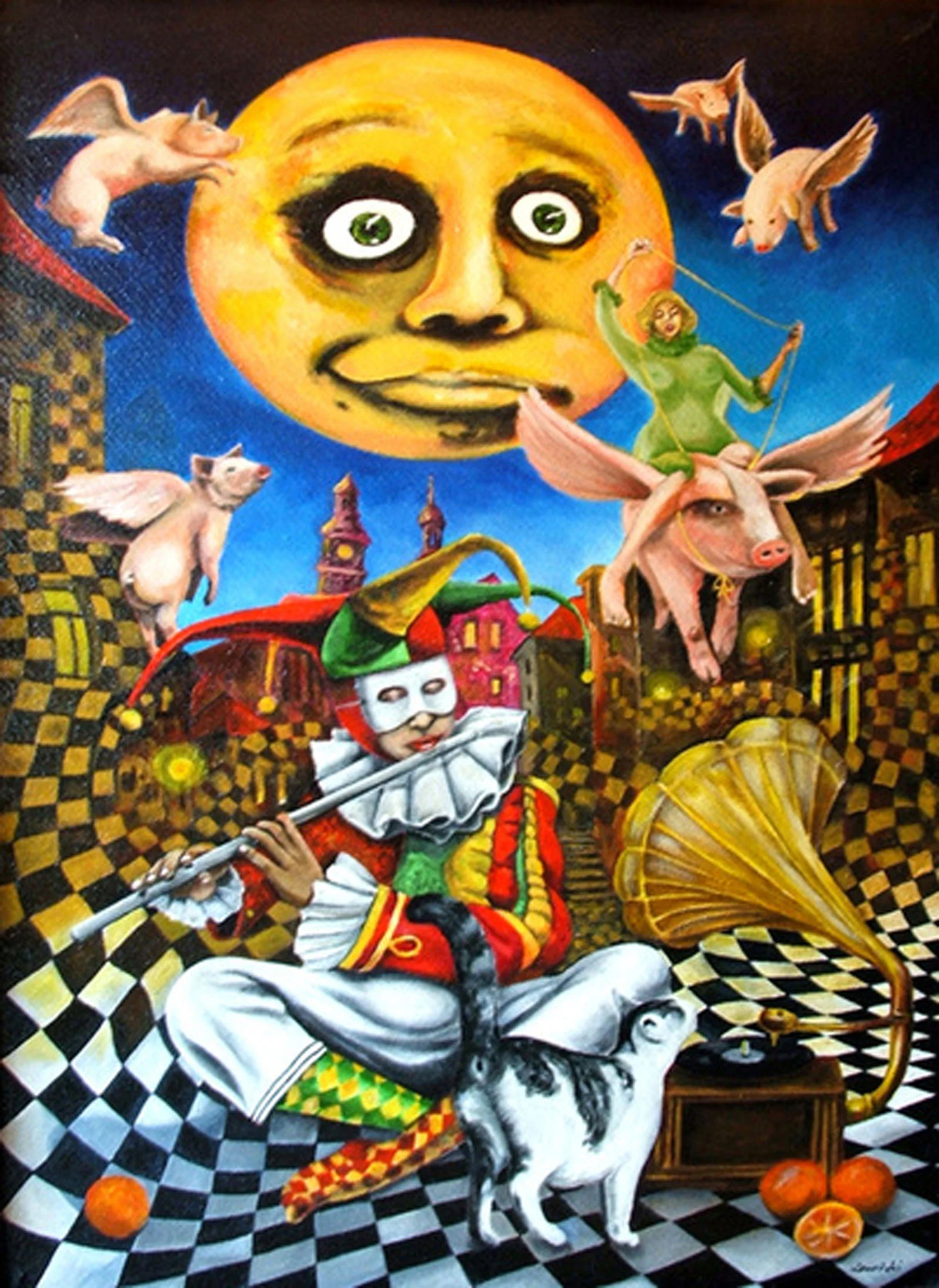 swineherd 80X110cm acrylic on board copy.jpg