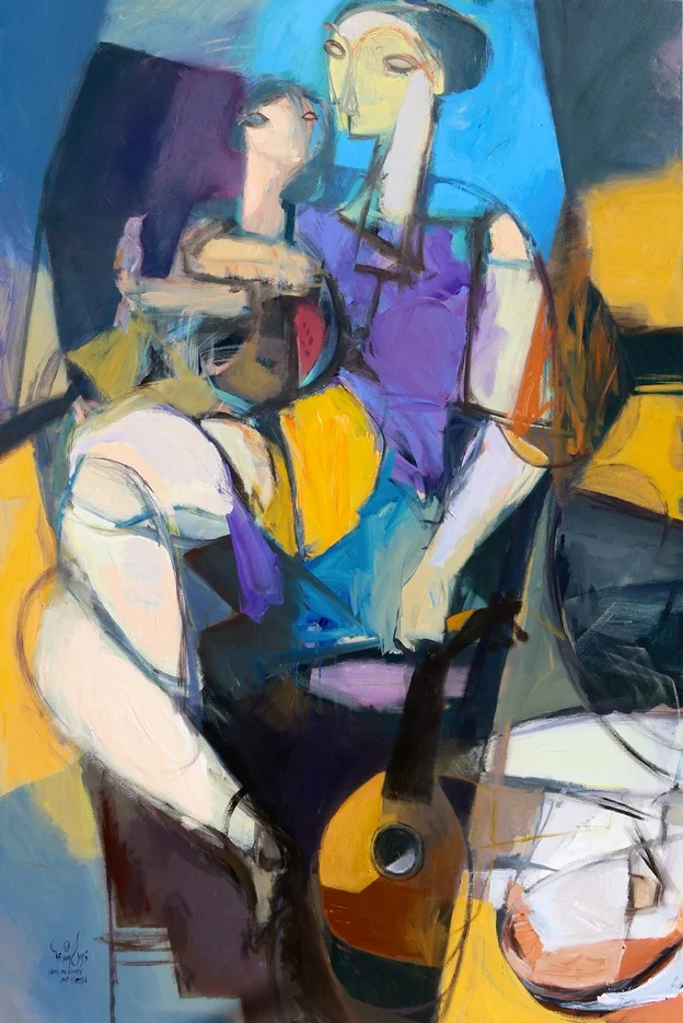 Talented Daughter- 48X72 inches, Acrylic and oil on canvas.$8500 copy.jpg