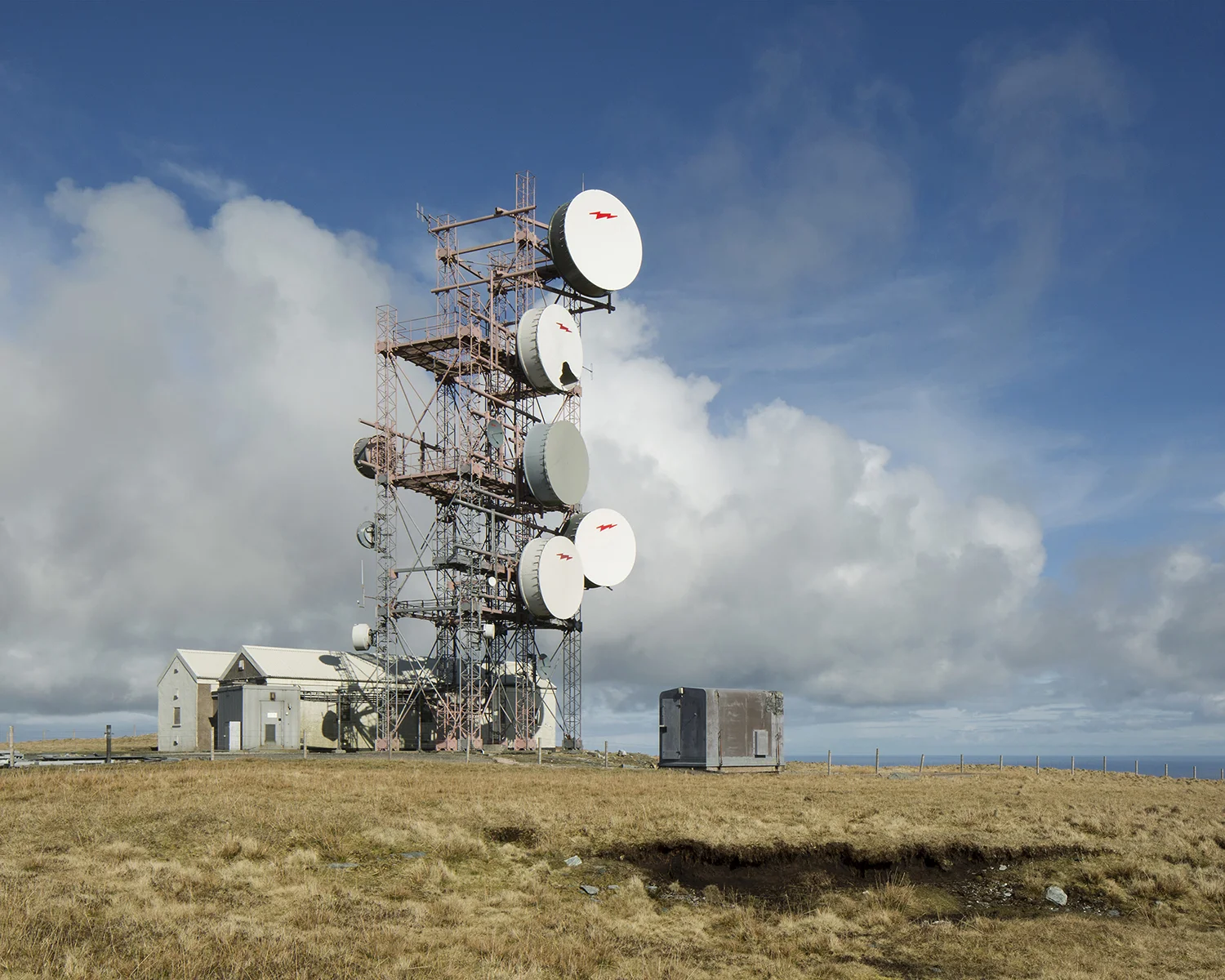 Mossy Hill, area of former cold war base and NATO ACE high radio transmitter