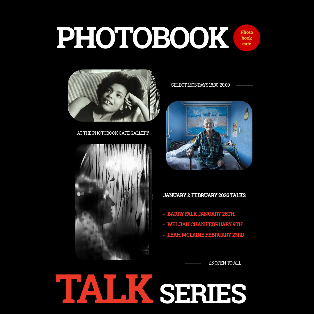 Barry Falk at the Photobookcafe