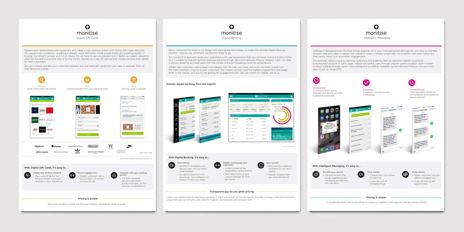 Product collateral - Factsheets