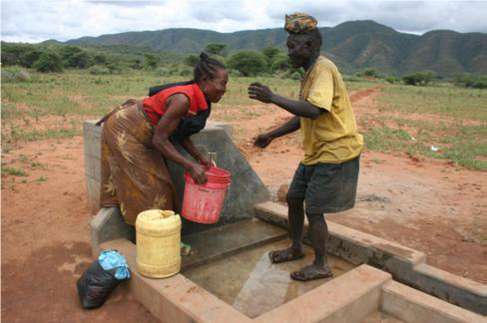New water station, WaterAid