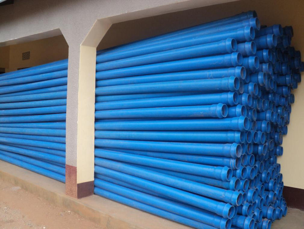 Pipes for new system, WaterAid