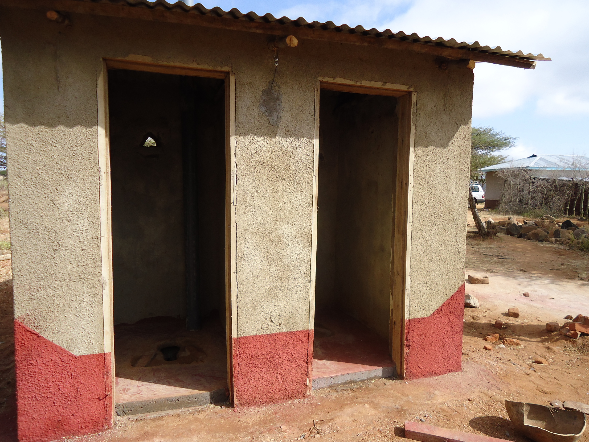 Improved latrine toilet, WaterAid