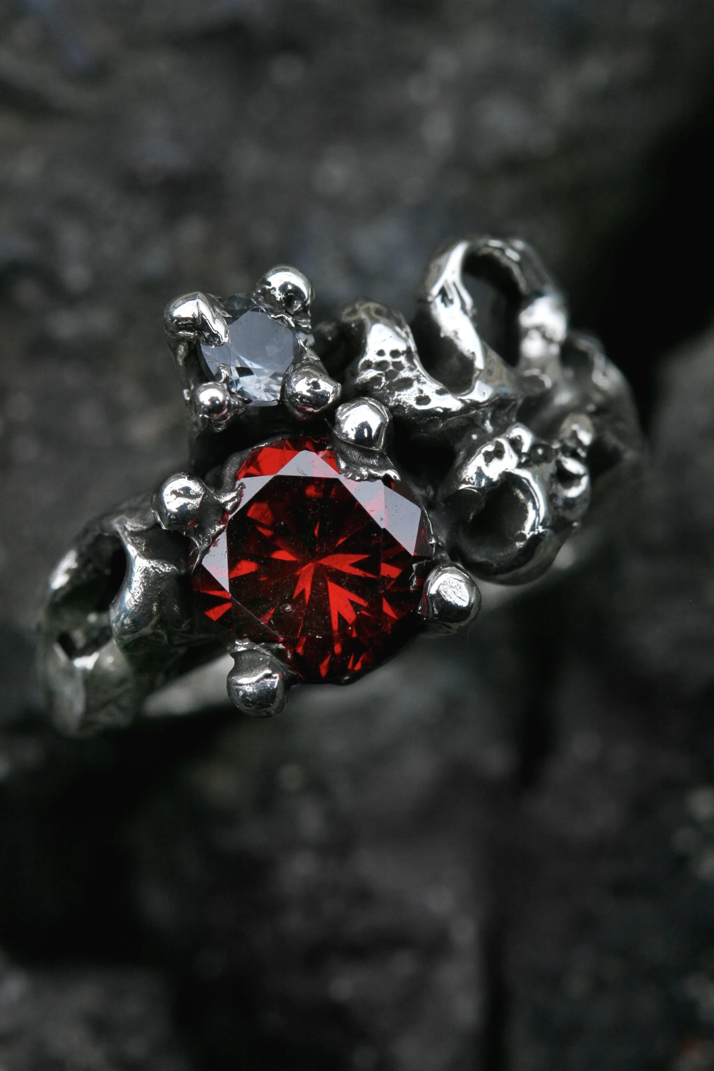 ☆MARS MARK☆ Gemini Ring M145 MERCURY MARS RING — ÎMMØRTALË