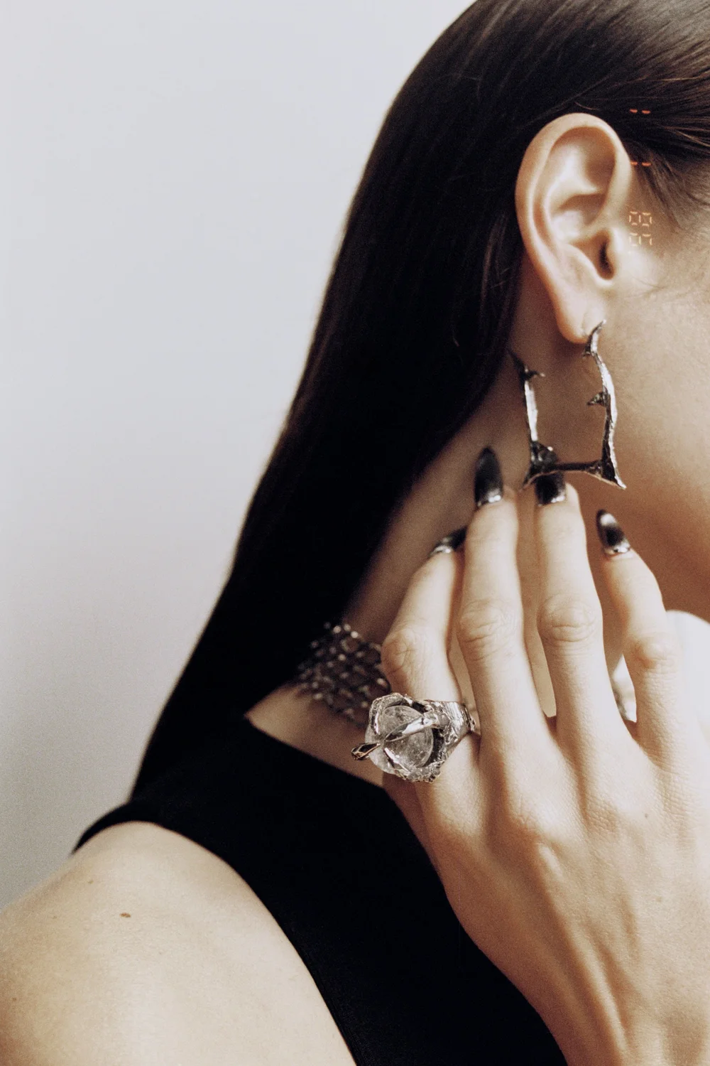 SILVER THORN HOOPS — ÎMMØRTALË