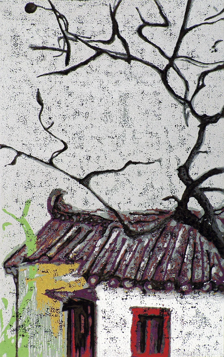 A Cottage in Winter Forest I