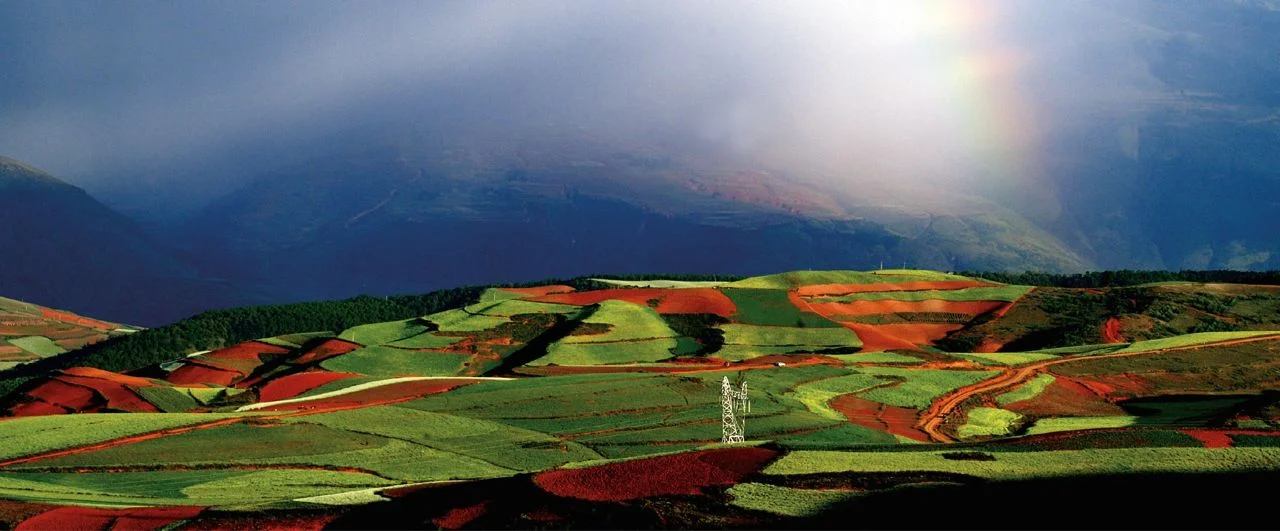 Dongchuan Mountains, one of Chen Li's favourite places and a subject of a series of his works.