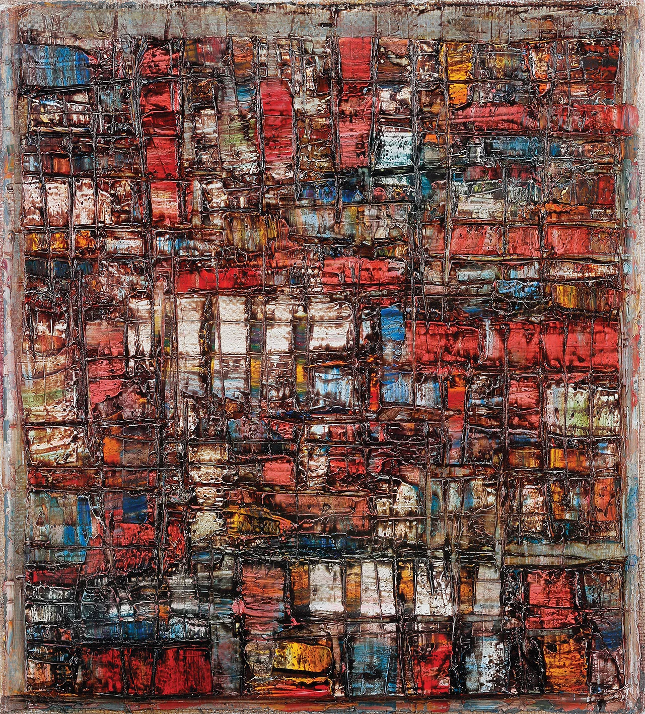 Levan Lagidze (b. 1958), Composition No 29, from "My Journey" series 2019