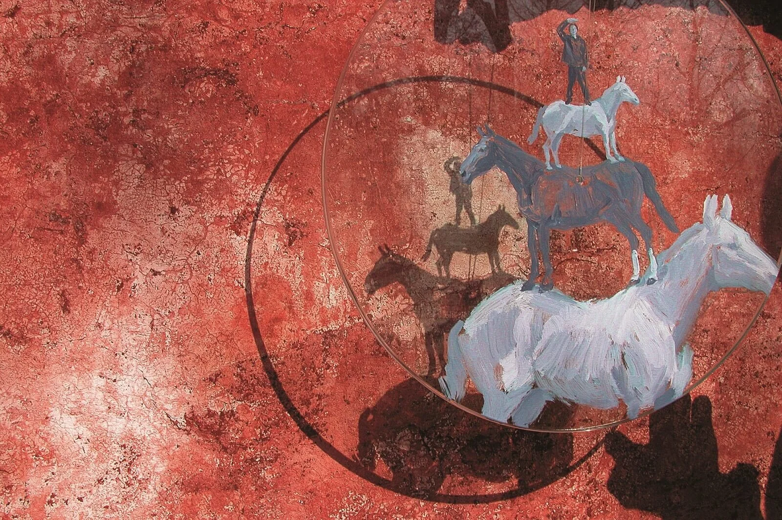 1. The Dreams： Pagoda of horse  30.3x45.7 cm Photo Installation    Collection-Level Cotton Acid-Free Textuted Art Paper   2010 梦——马之塔   装置照片  收藏级纯棉无酸织纹美术纸.JPG