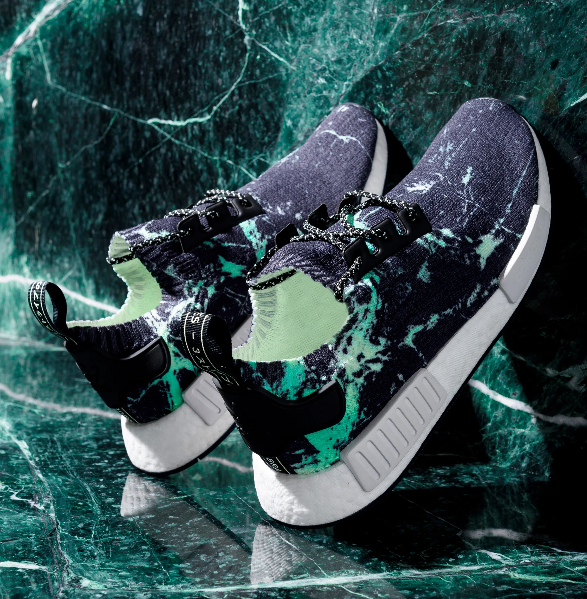 adidas nmd r1 pk green marble