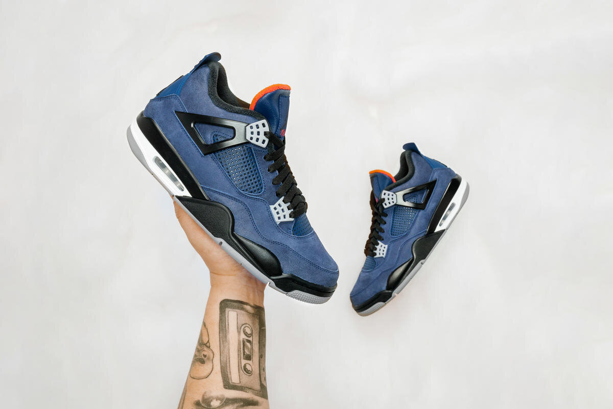 jordan 4 black royal blue