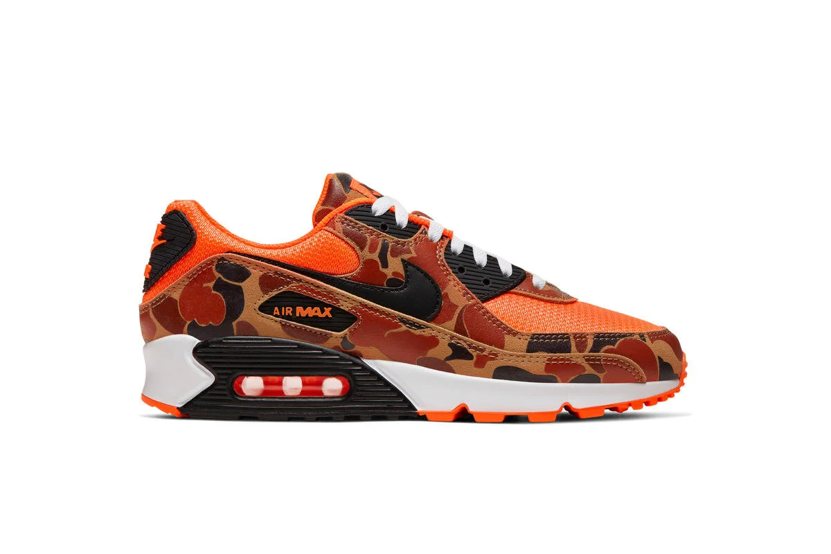nike orange camo shoes