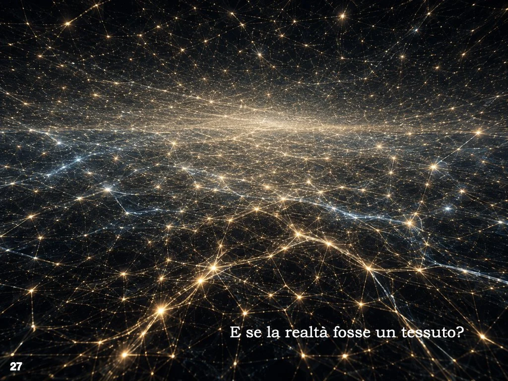 Ero abituato a pensare alla realtà come a un insieme di cose: persone, corpi, alberi, pianeti, materia.
Poi incontrai la teoria sintergica di "Jacobo Grinberg" e il suo concetto di "Lattice".
Un’ipotesi secondo cui ciò che sperimentiamo emergerebbe d