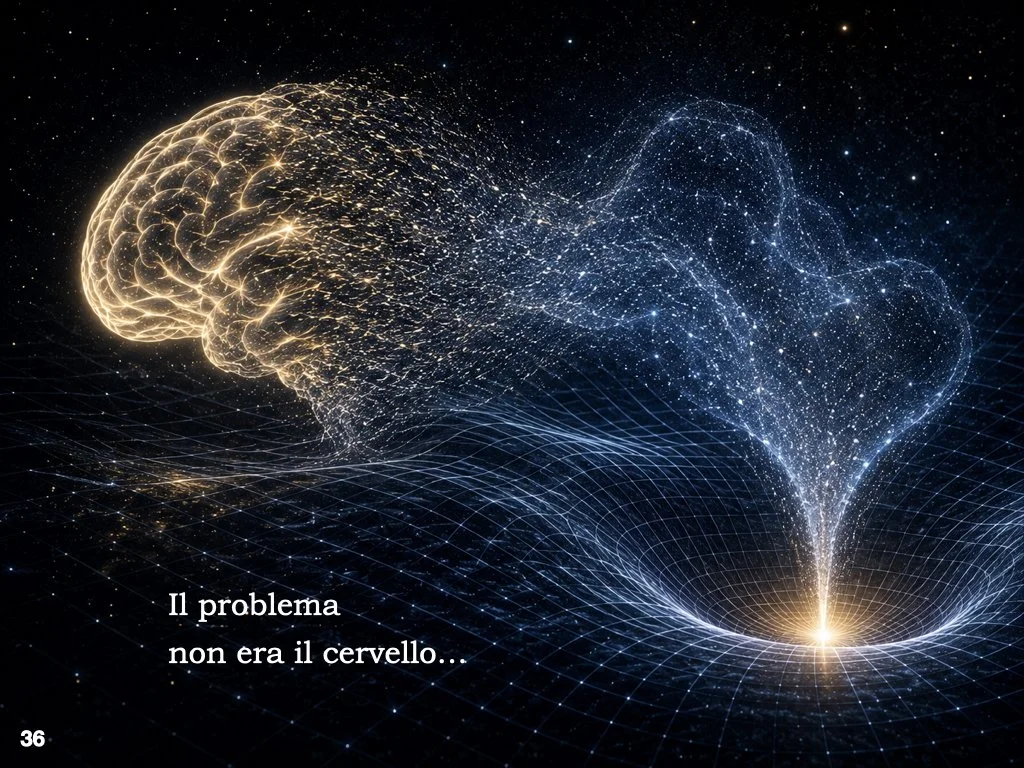 E se il problema della coscienza richiedesse di guardare anche alle leggi della fisica?
Roger Penrose propose che il passaggio dalle possibilità quantistiche a un evento definito non dipenda necessariamente dall’osservatore.
Nella sua ipotesi di ridu