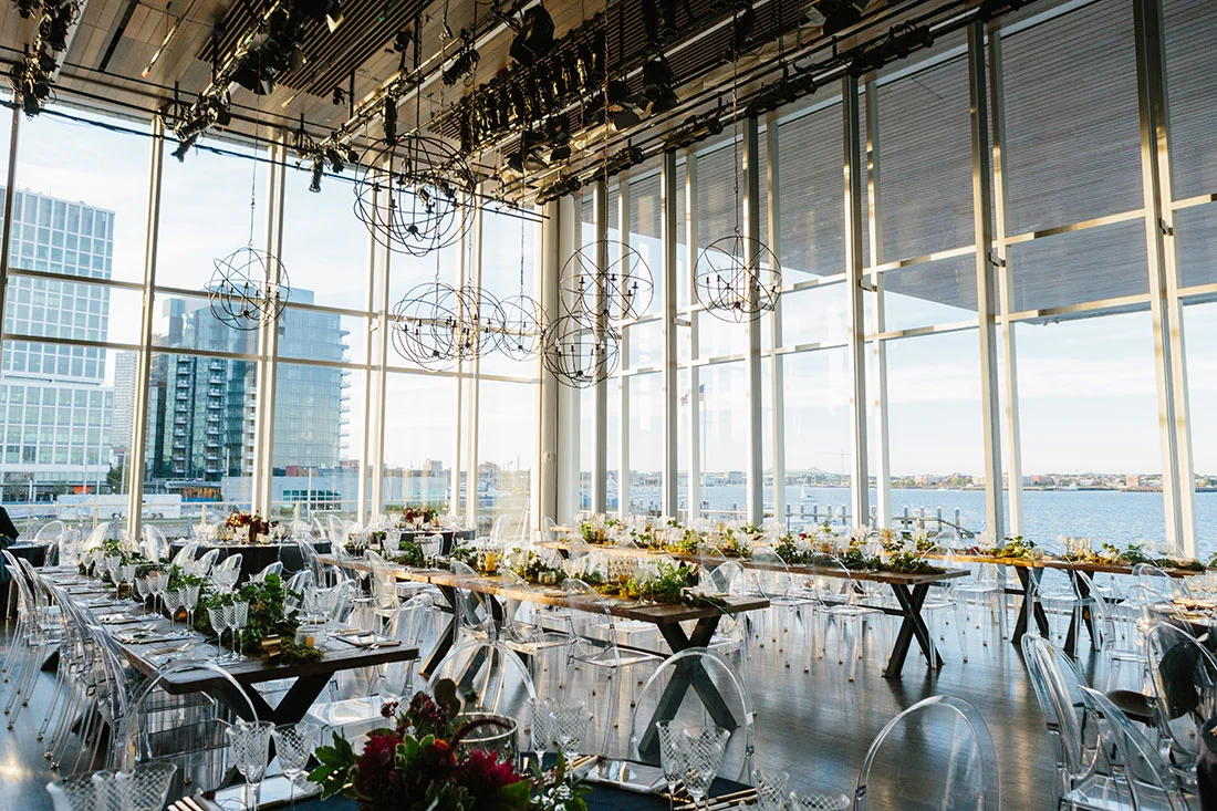 INSTITUTE OF CONTEMPORARY ART WEDDING by Boston based designer mStarr design