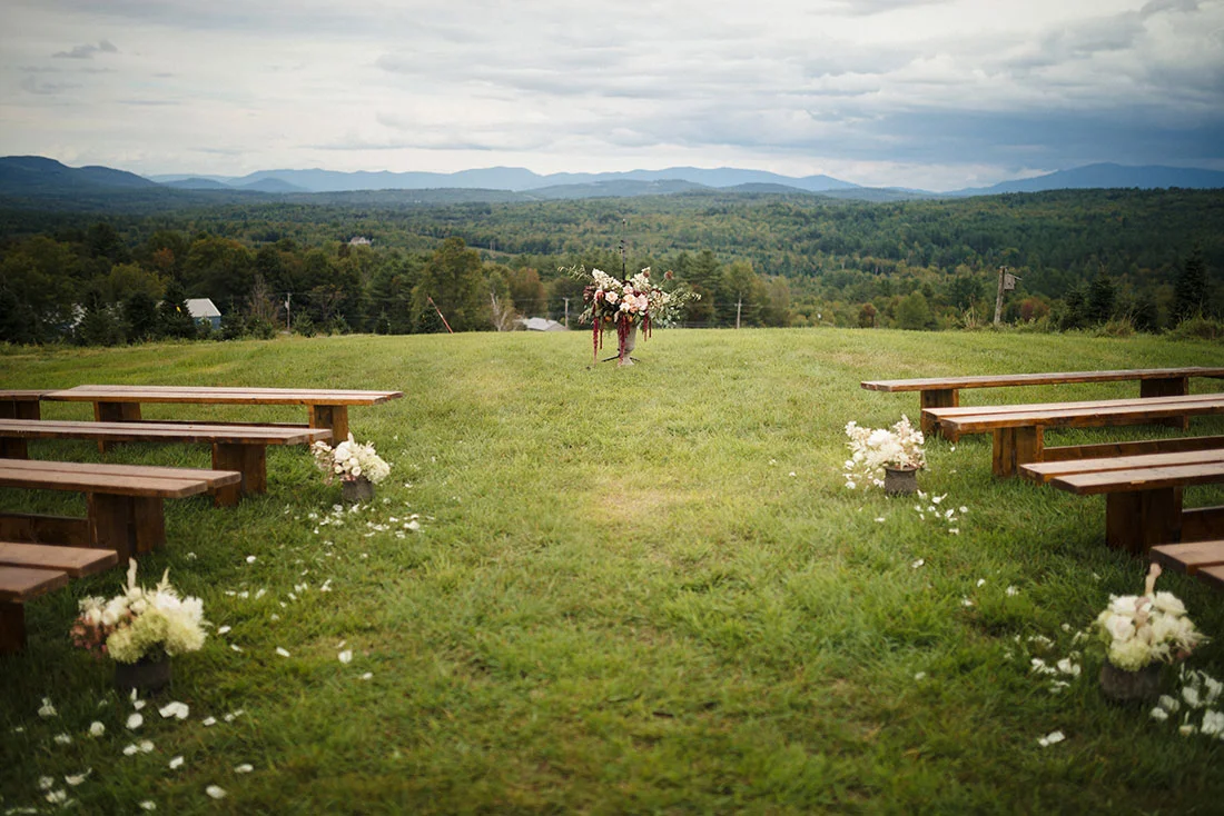 NEW HAMPSHIRE TREE FARM WEDDING by Boston based designer mStarr design