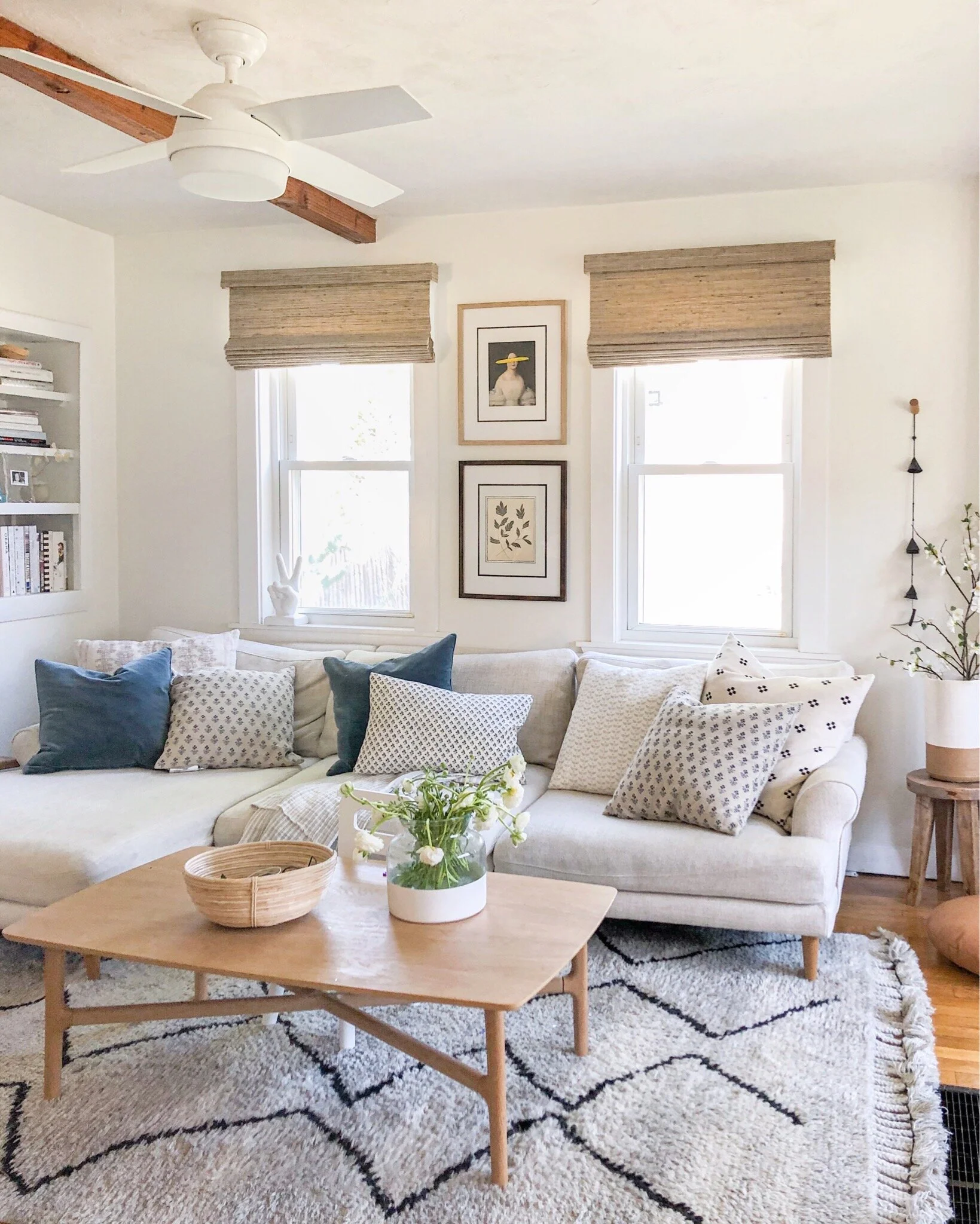 matching throw pillows