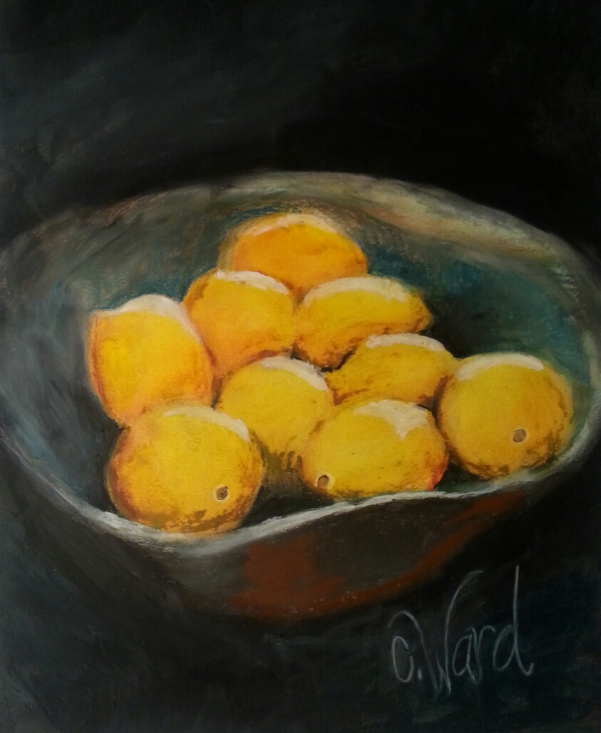 "BOWL OF LEMONS", SOLD