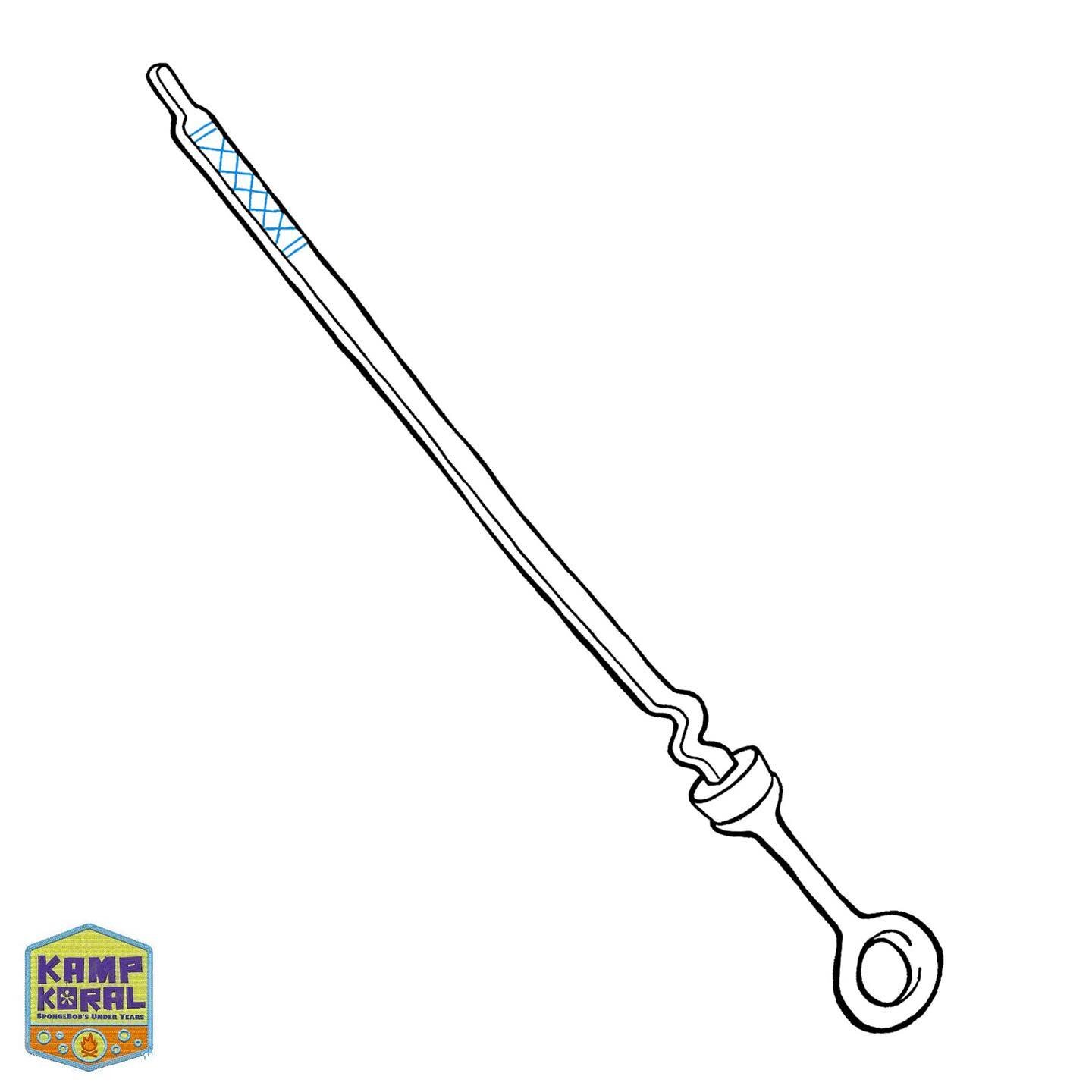 This dipstick was the first prop I was assigned to design for Kamp Koral. I had such a blast working on this show. It&rsquo;s been fun watching the finished episodes and seeing how the 3D artists translated, and in most cases, improved my designs. Ha