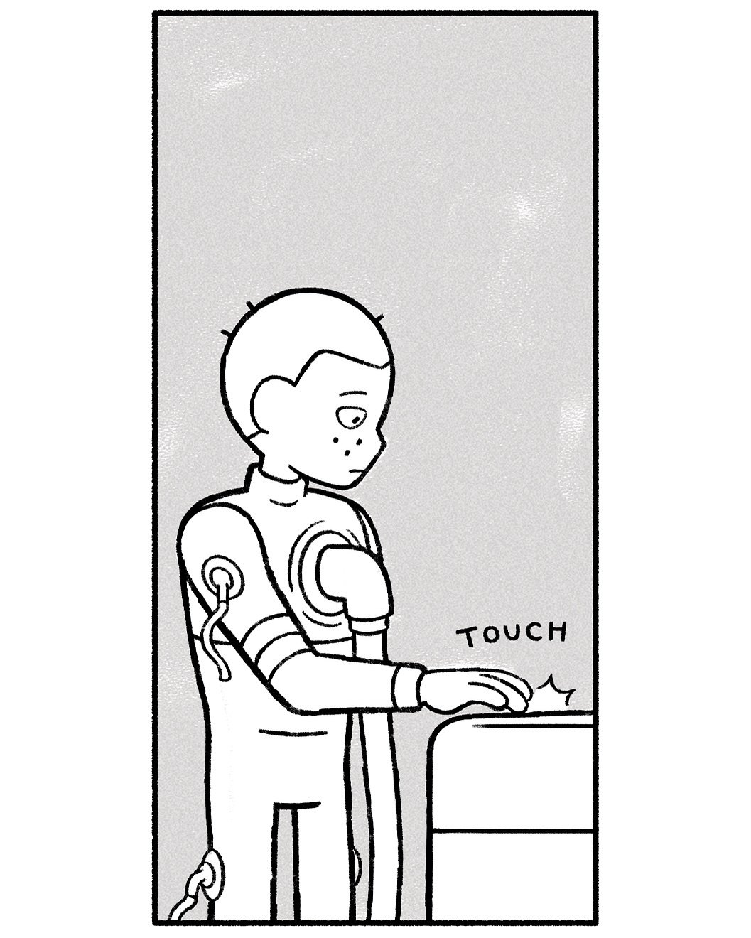 IN HEAVEN. PART 6
👾
Written by @danielyentu 
Art by @painterdraws
👾
An important question is asked. 
👾
#indiecomics #comic #scifi #painterdraws
