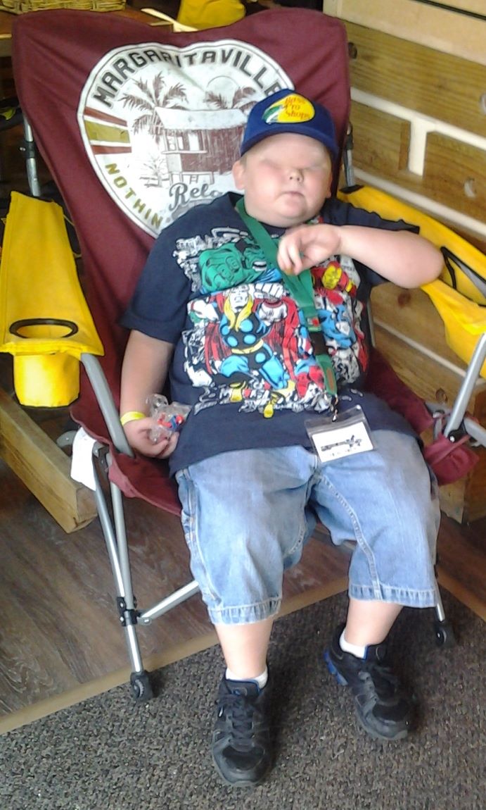 I'm sure he did not learn his eating habit's from his parents