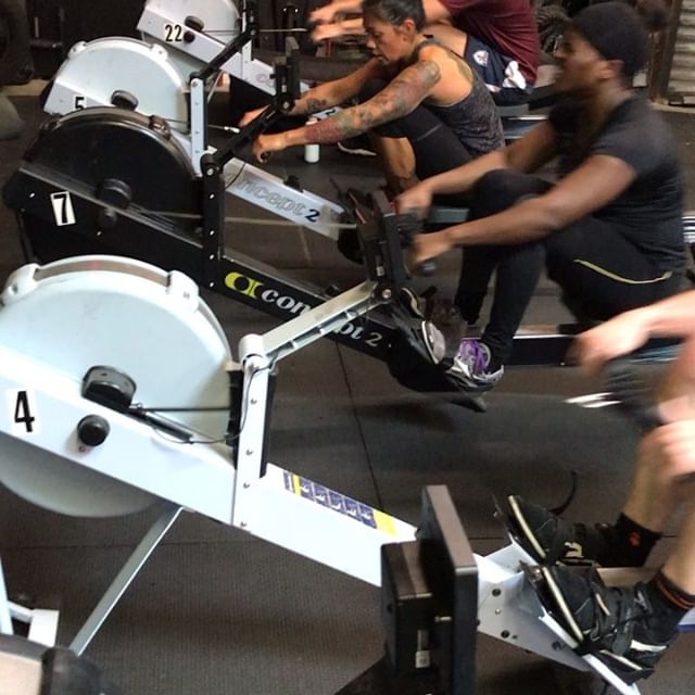 Back in the saddle again with the 10th #crossfitsouthbrooklyn crew to train for the #crashb . First week down, 13 weeks to go. I&rsquo;m thrilled to work with this group.
.
Here are heats 1 and 3 of our first 20-min. capacity test. The results determ
