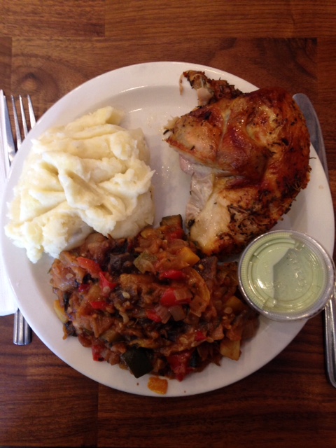 "Shhh...Poulette's chicken is (almost) as good as the Chef's..."