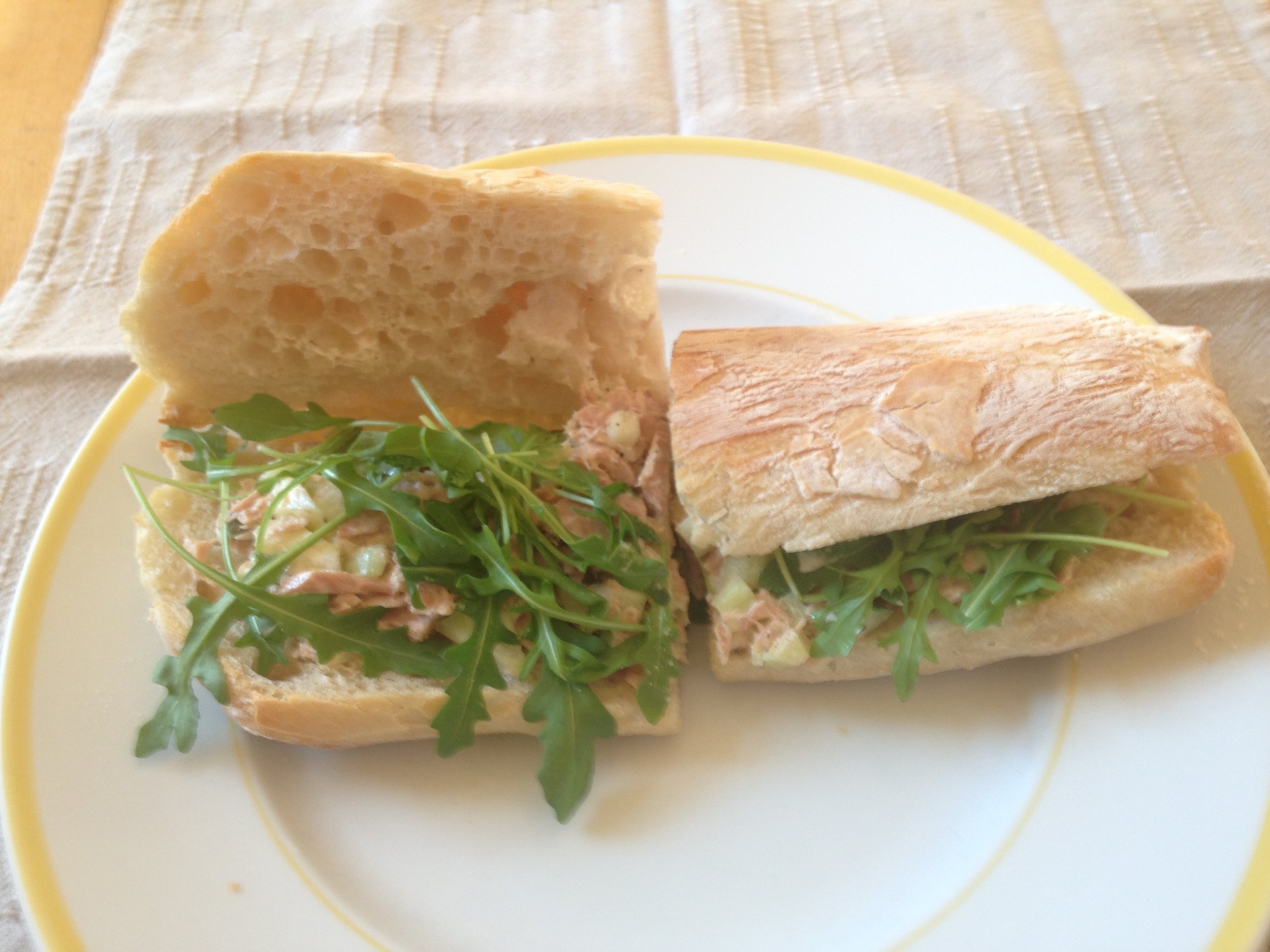 Current day bread choice: ciabatta