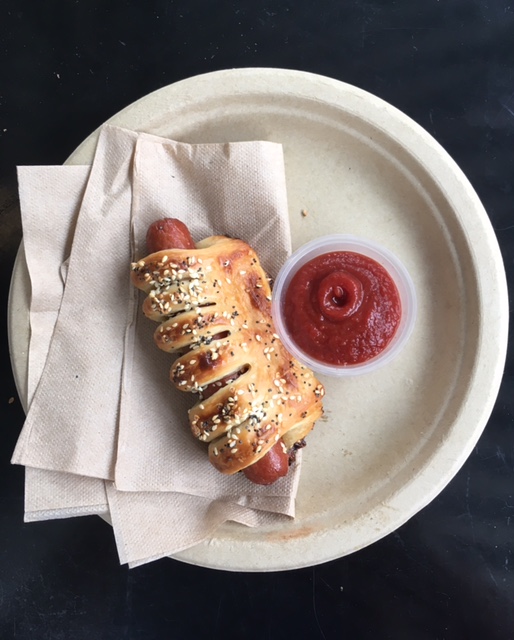 Orwashers croissant hot dog