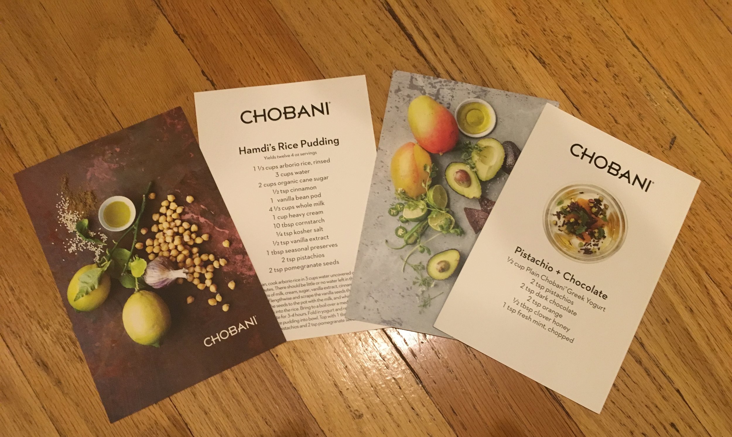 Beautifully designed recipe cards