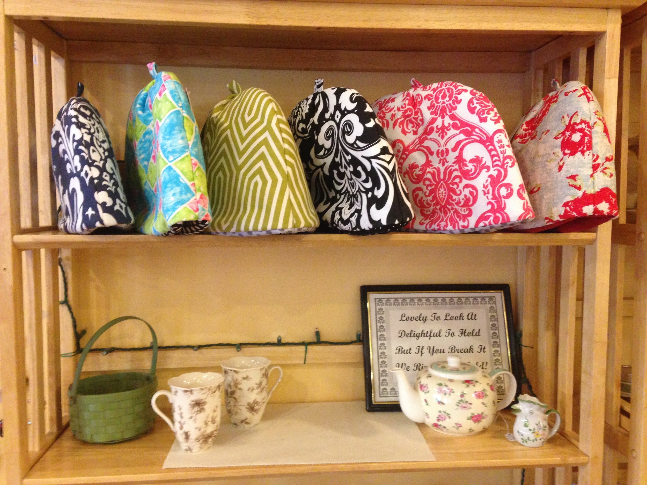 Tea cozies...Don NOT put on head!