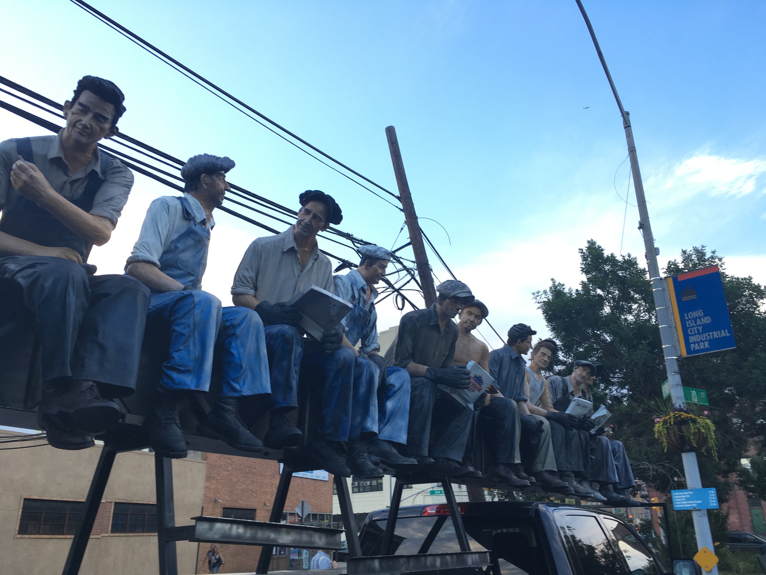 Furnari famous sculpture atop Ray Catena truck