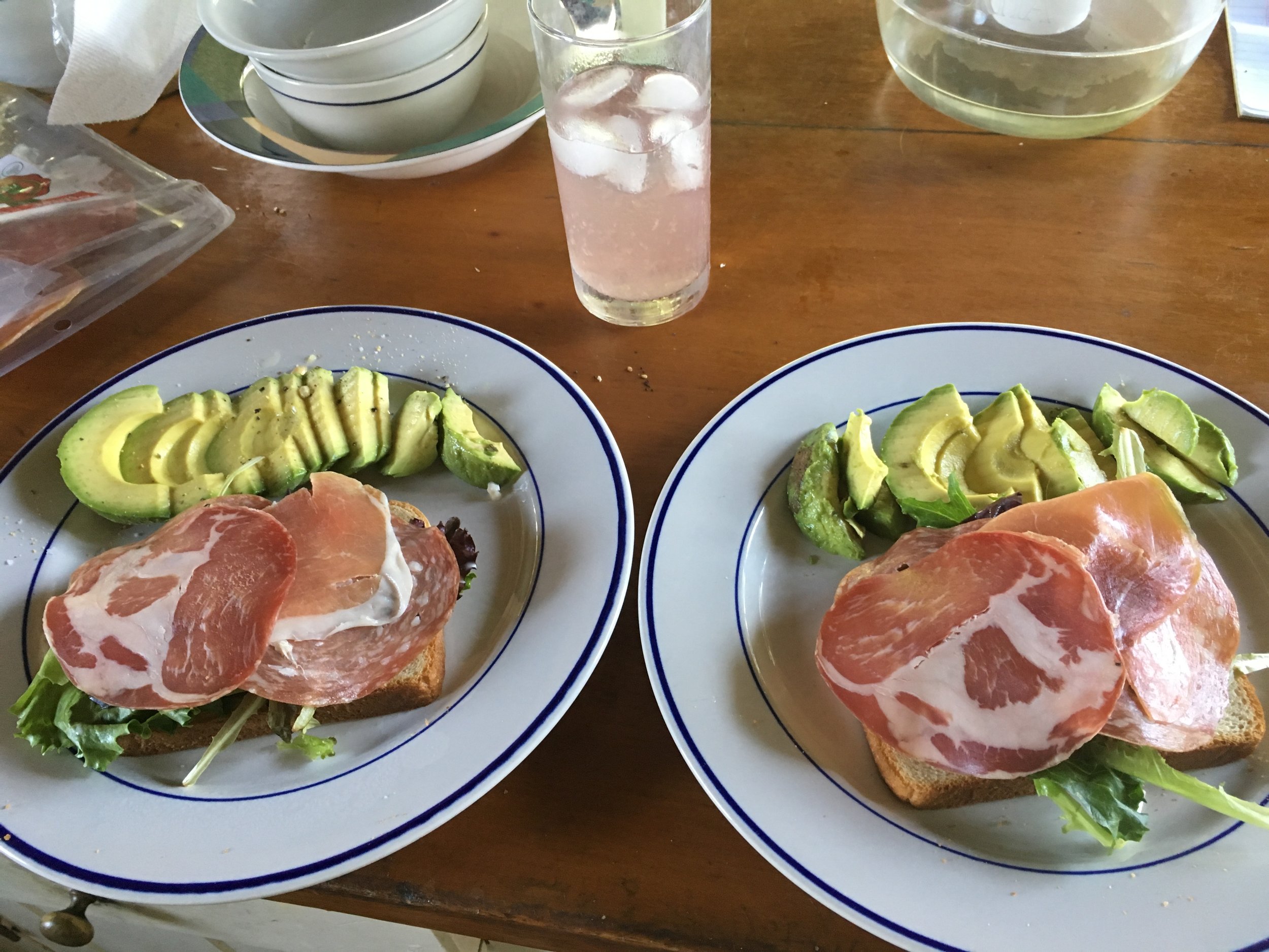 Salame, prosciutto, capacollo