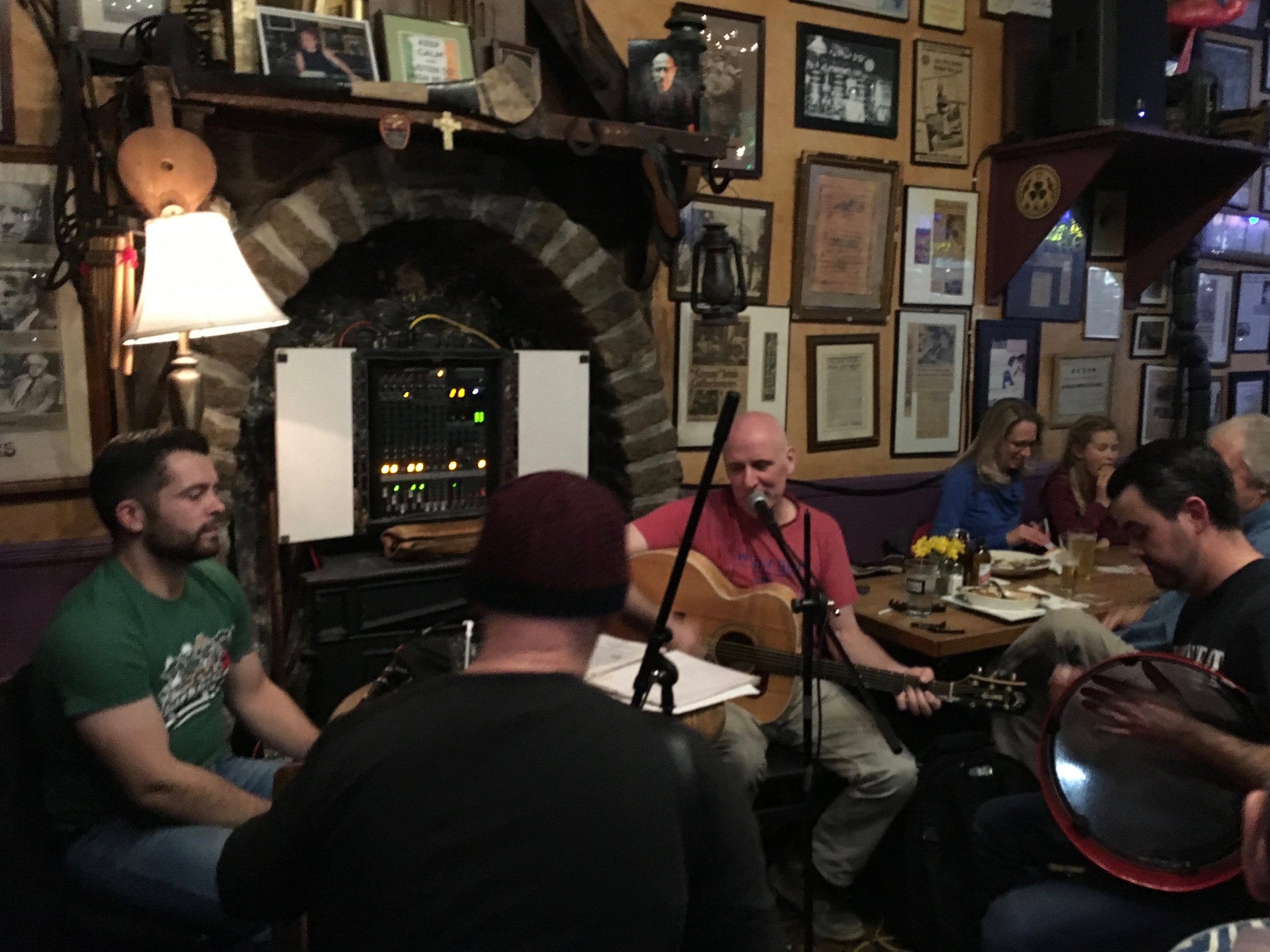 Trad Irish music on Sundays