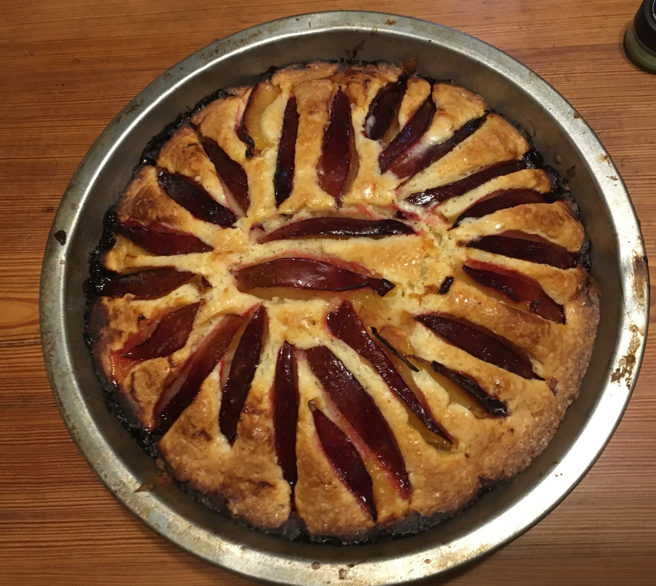 Marian Burros plum torte, a new way!