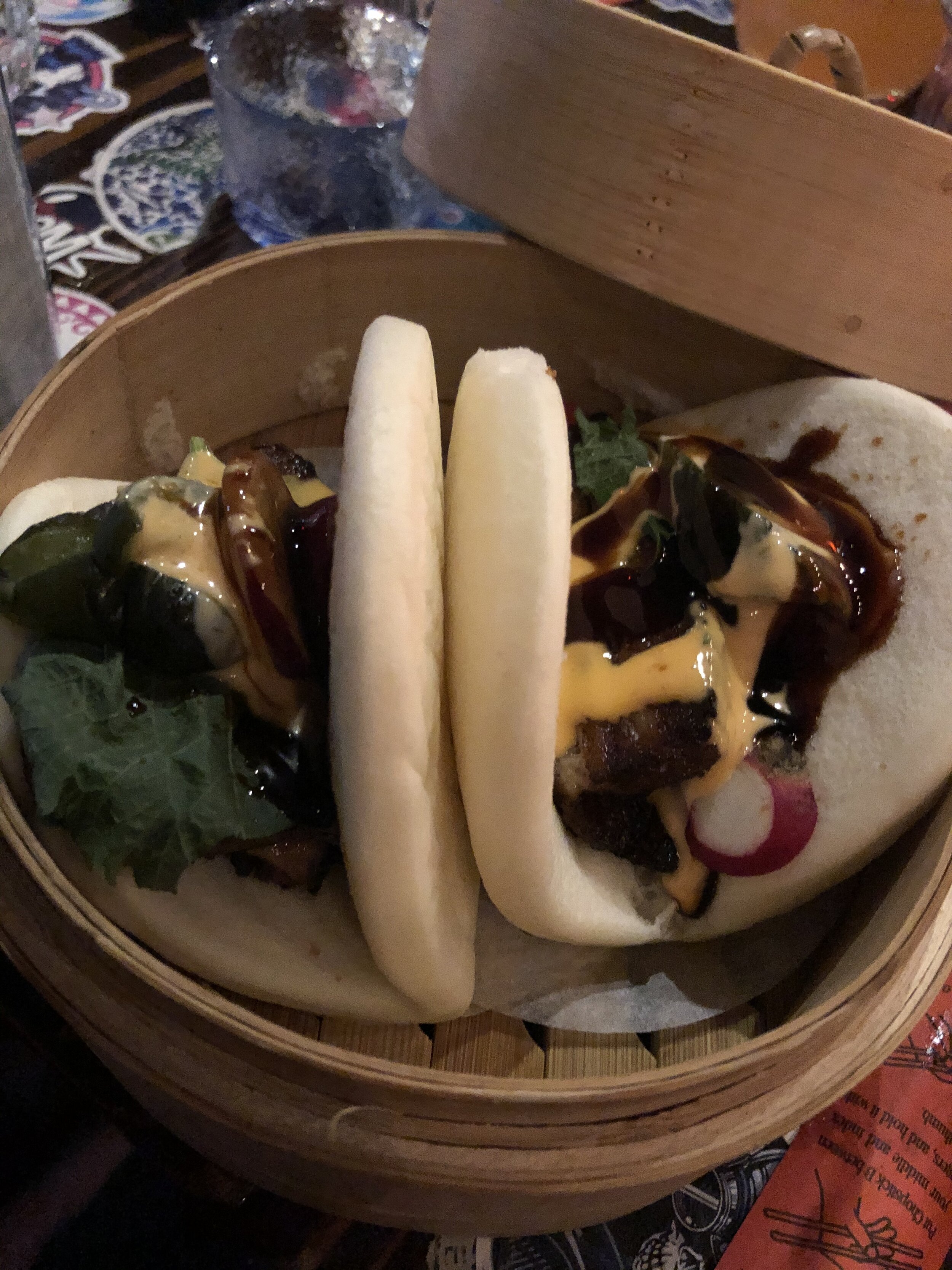 Steamed bao buns, traditional style