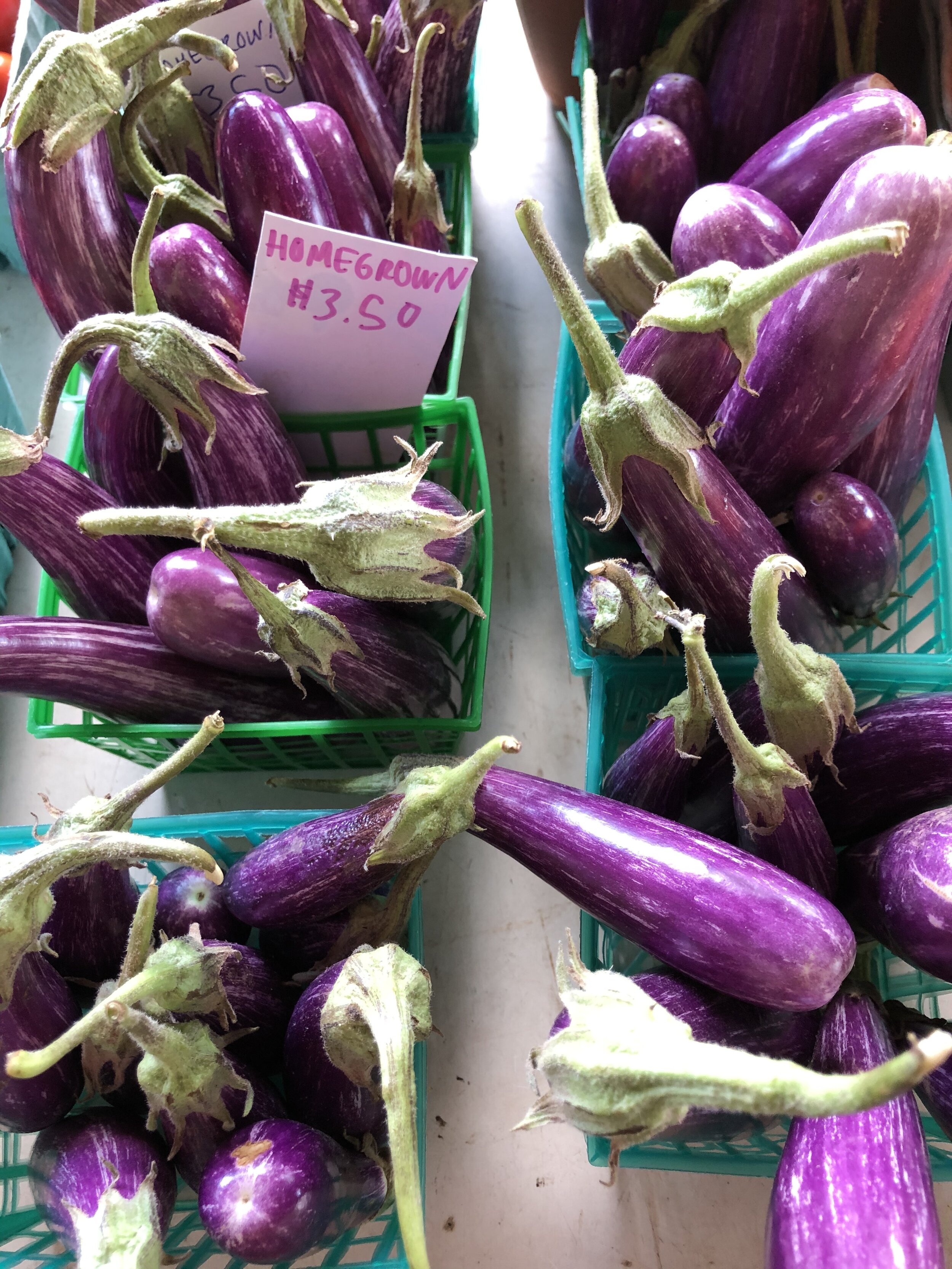 Chinese eggplants from Story Farms