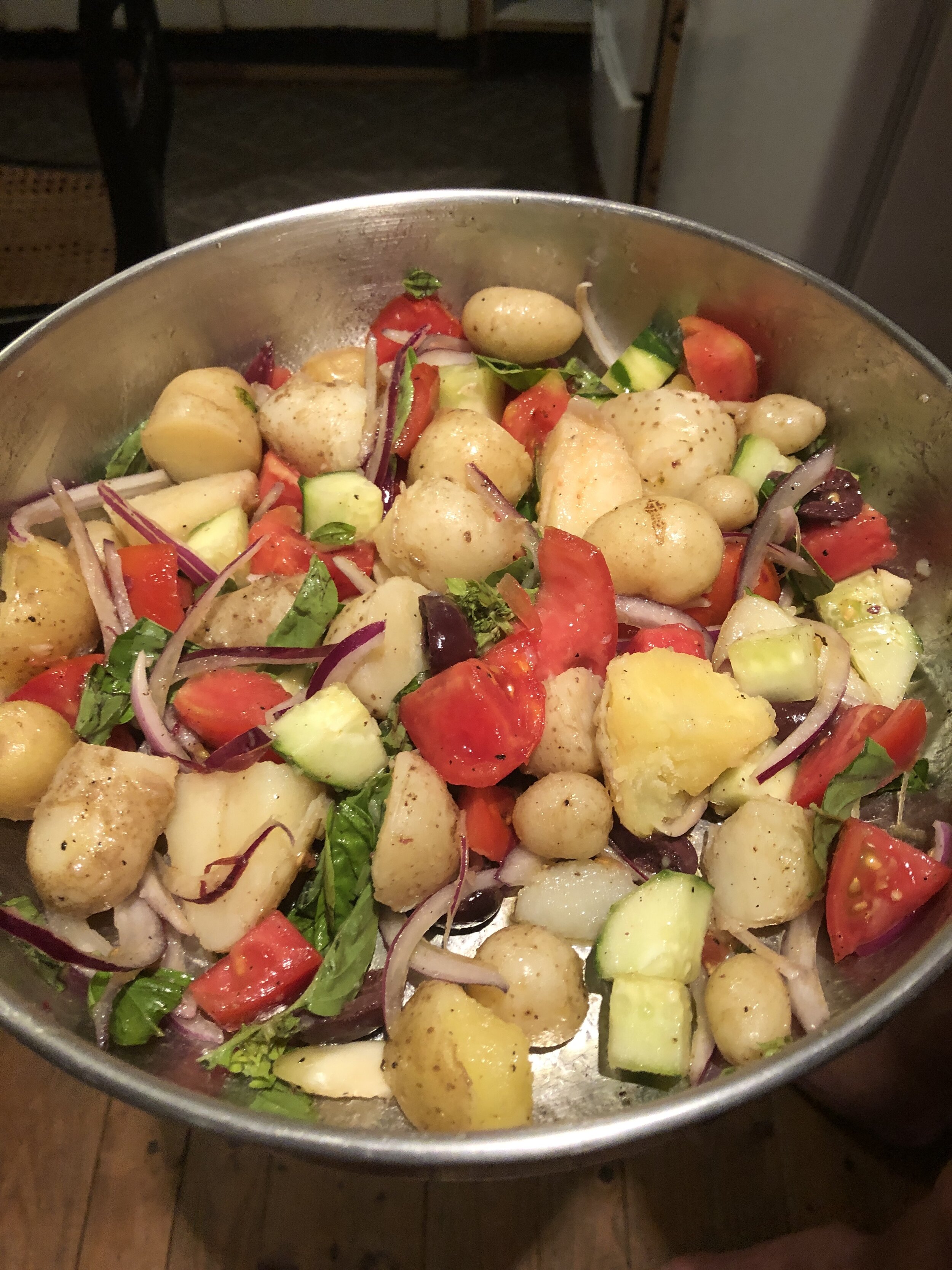 Woodstock potatoes in Vermont