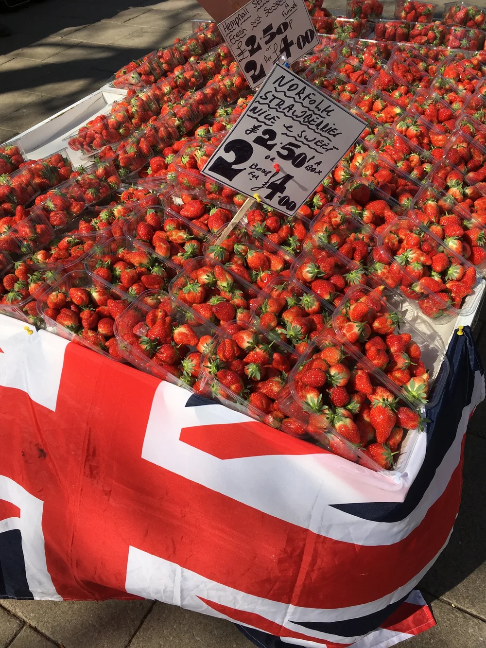 Local Norfolk strawberries